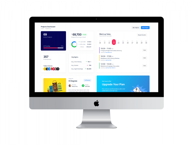 Project Dashboard screenshot 1