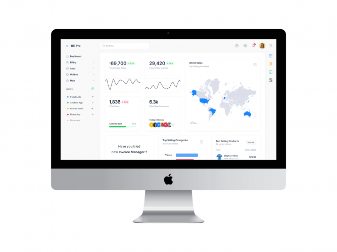 Bill Pro Dashboard screenshot 1