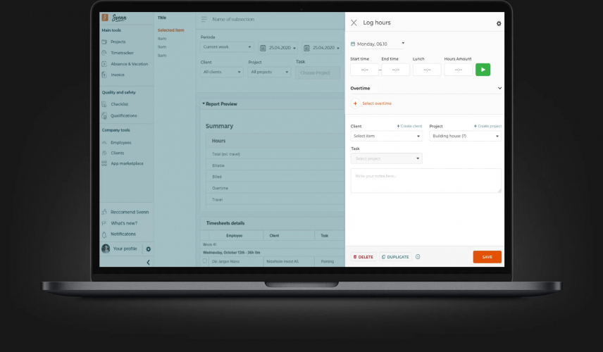 Reducing paperwork for construction companies screenshot 5
