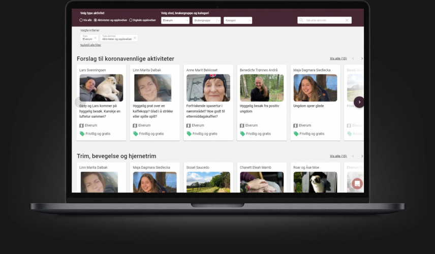 Bringing joy to the elderly by the marketplace of experiences screenshot 1