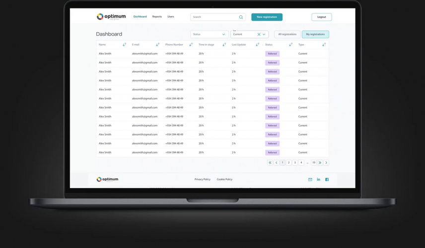 Developing custom software for payroll and accounting services screenshot 1