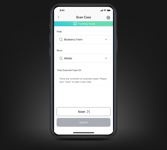 Developing a React Native app for barcode scanning to streamline berry-picking experience screenshot 2
