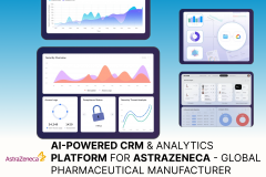 AI-powered CRM & analytics platform for AstraZeneca - global pharmaceutical manufacturer