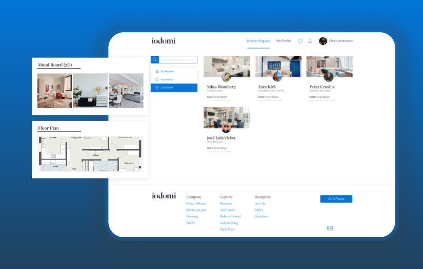 IODOMI - Client oriented approach on designing homes screenshot 1