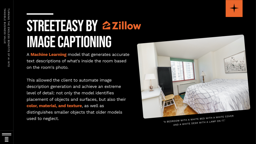Image Captioning Solution for StreetEasy (Zillow) screenshot 1