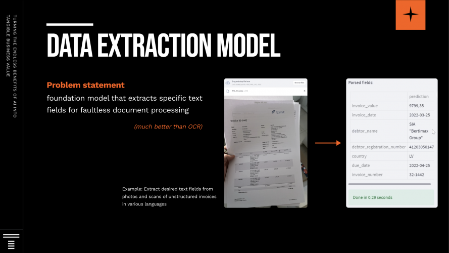 Document Understanding (Data Extraction) Solution screenshot 1
