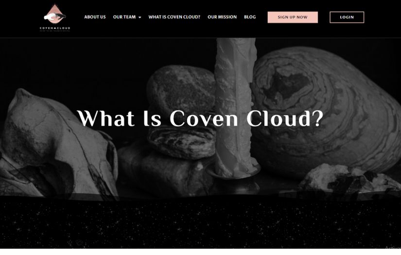 Coven Cloud Website screenshot 1