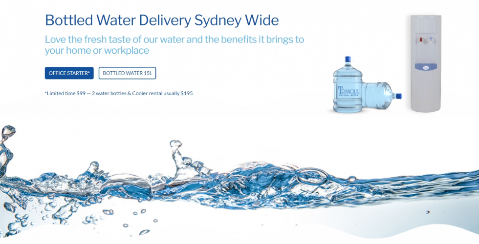 tranquilwater.com.au screenshot 1