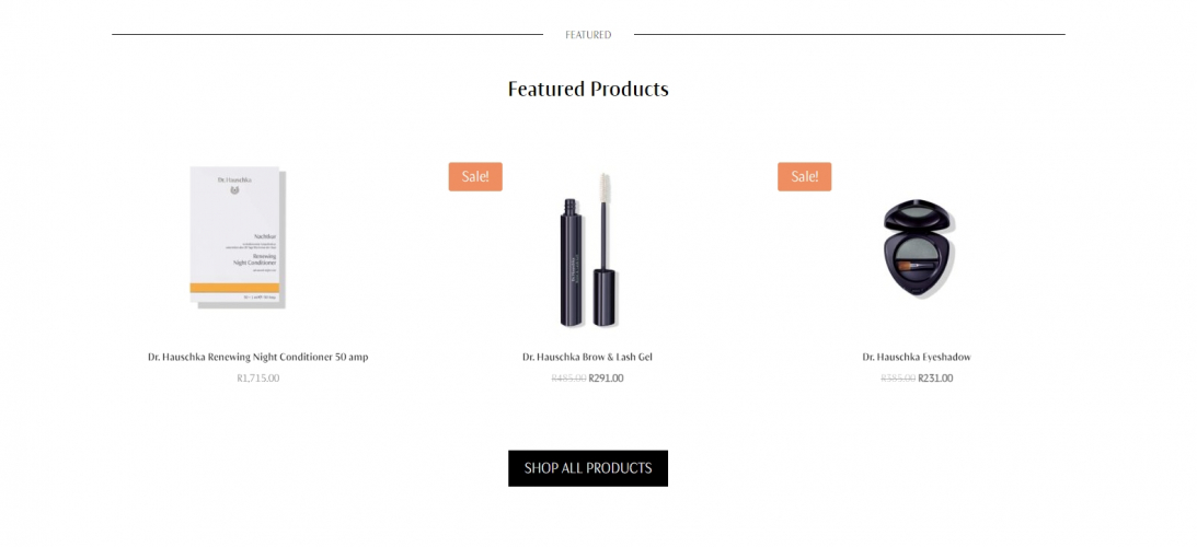 drhauschka.co.za screenshot 1