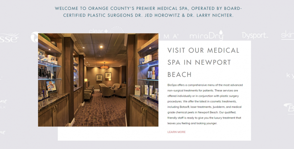 mybiospa.com screenshot 1