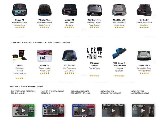 radarbusters.com screenshot 1