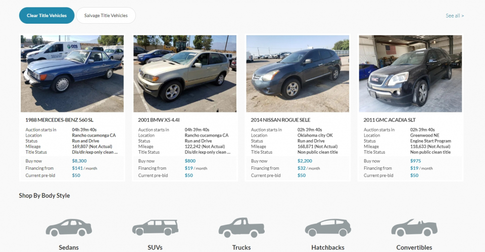 autoauctionmall.com screenshot 1