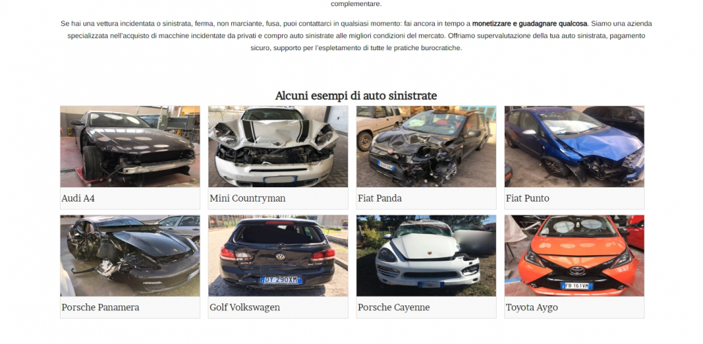 ritiroautoincidentate.com screenshot 1