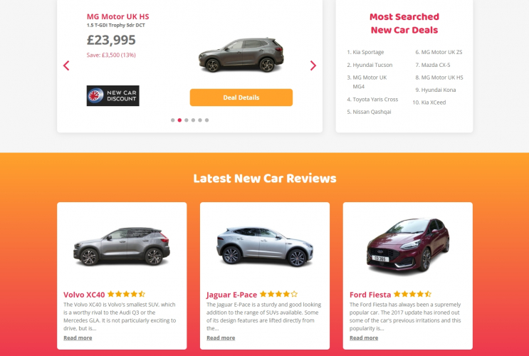 cars2buy.co.uk screenshot 1