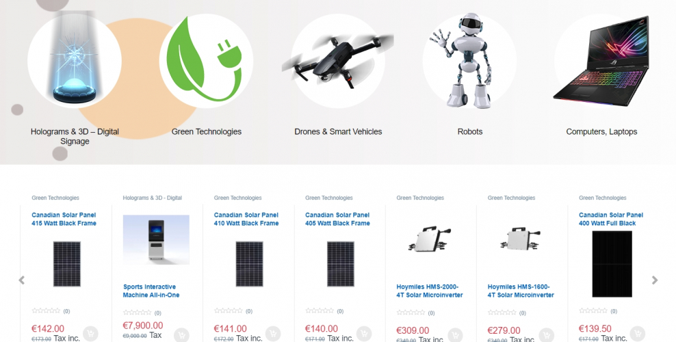 newtechstore.eu screenshot 1