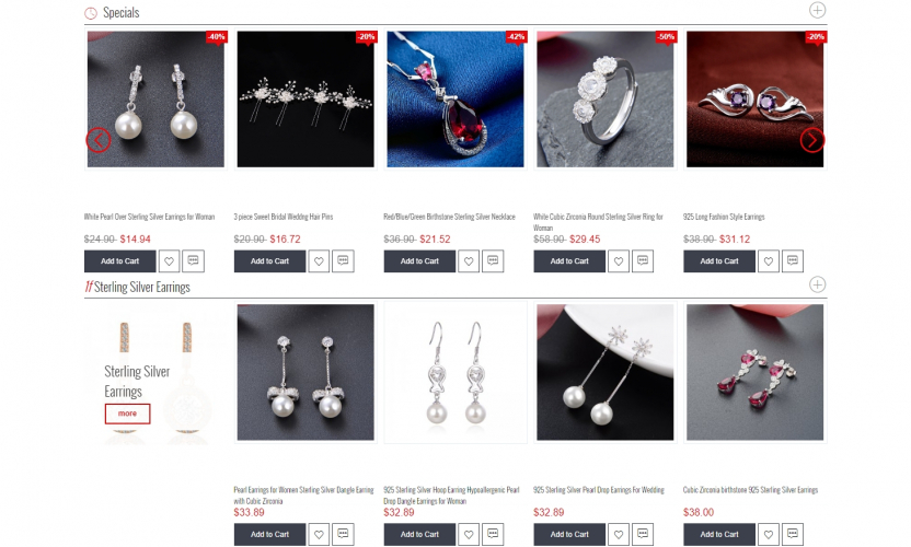 cosyjewelry.com screenshot 1