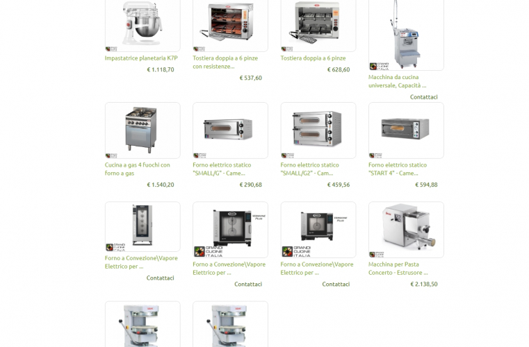 grandicucineitalia.it screenshot 1