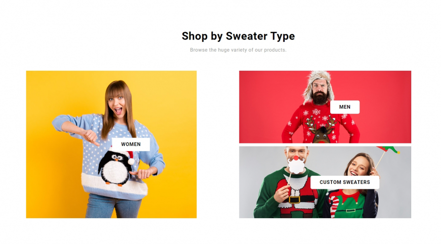 realuglychristmassweaters.com screenshot 1