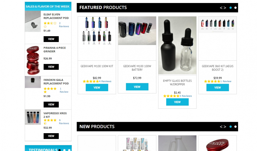 thevapemall.com screenshot 1