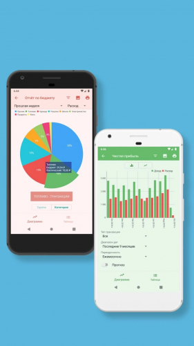 Bluecoins — financial application screenshot 4