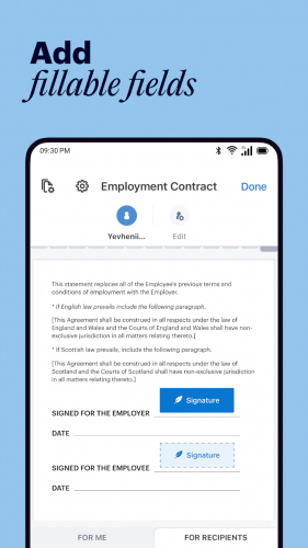 signNow —  application for working with PDF documents screenshot 5