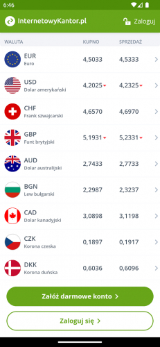 InternetowyKantor — Currency converter screenshot 4
