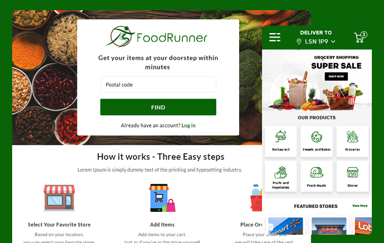 FoodRunner screenshot 1