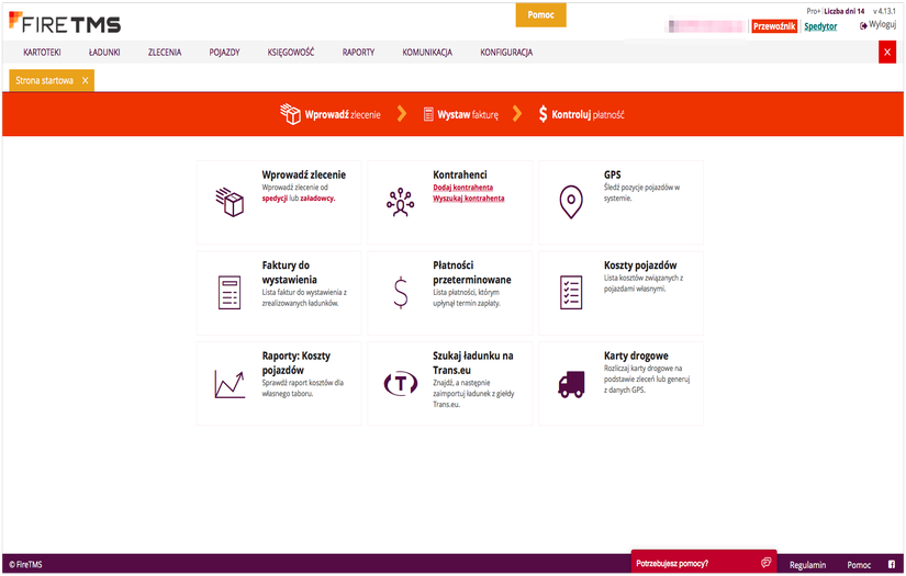 FireTMS screenshot 1