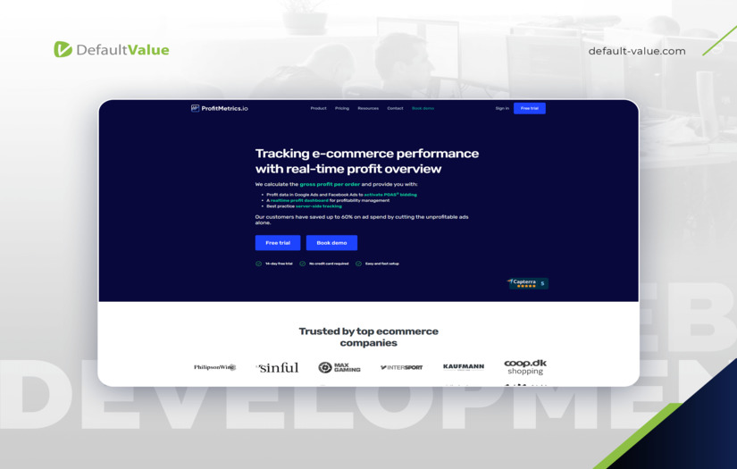 Creation of the Magento 1 & 2 integration modul for ProfitMetrics screenshot 1