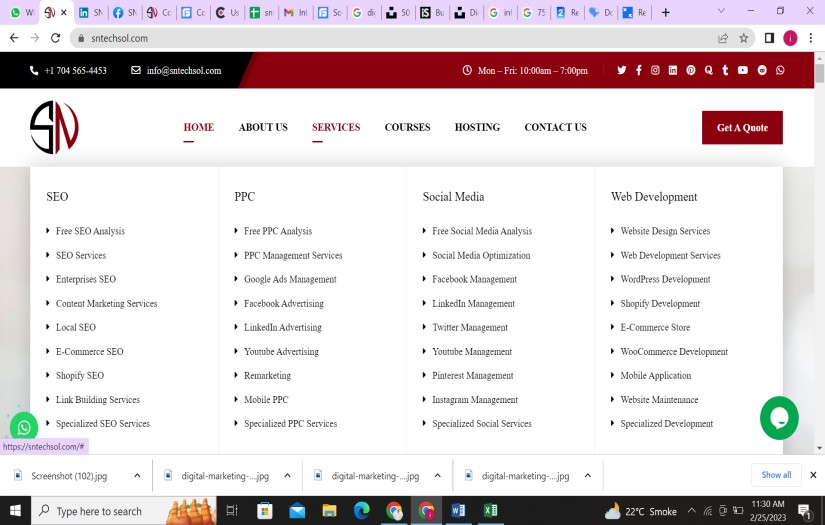 Sntechsol web developement Company In Lahore screenshot 1