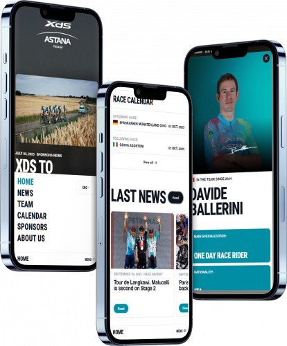 Top-5 UCI WorldTour Team's Corporate Website screenshot 5