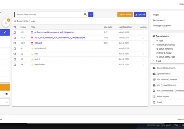 Docully - Virtual data room to share documents screenshot 1
