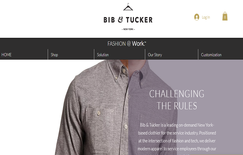 BIB & TUCKER - New York based Online Clothing Store screenshot 1