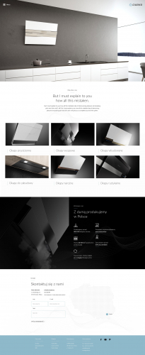 CIARKO - Corporate Website Redesign for Europe’s Leading Kitchen Hood Manufacturer screenshot 1