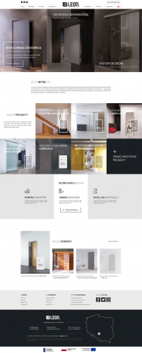 Case Study: Redesign serwisu www + konfigurator 3D drzwi dla producenta LEON screenshot 1