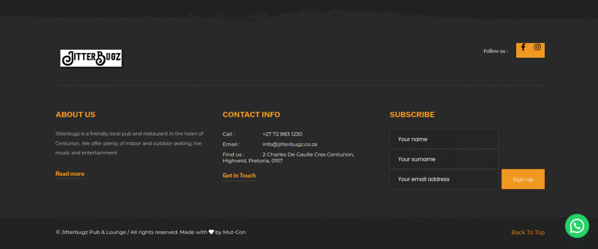 Jitterbugz Pub & Lounge screenshot 1