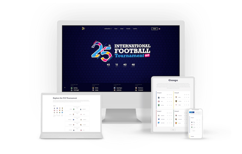 Football Tournament Website Revamp screenshot 2