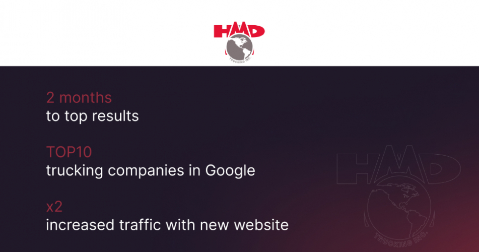 SEO for Trucking Company screenshot 2