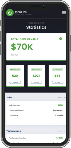 inPwr Web & Mobile App (Emergency Response Services) screenshot 2