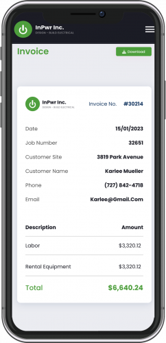 inPwr Web & Mobile App (Emergency Response Services) screenshot 4