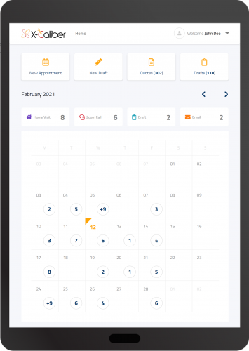 xCaliber Mobile app (HVAC equipment sales, installation and maintenance) screenshot 3