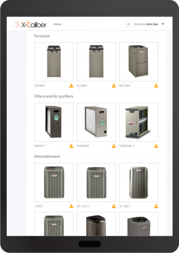 xCaliber Mobile app (HVAC equipment sales, installation and maintenance) screenshot 4