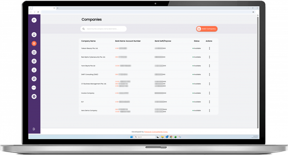 Invoice Management System Web App screenshot 2