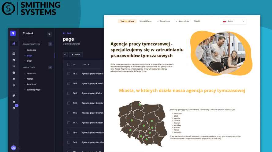Modern Website for Temp Employment Agency screenshot 1