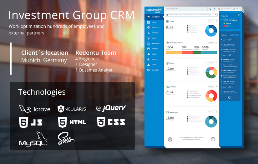 Investment Group CRM screenshot 1
