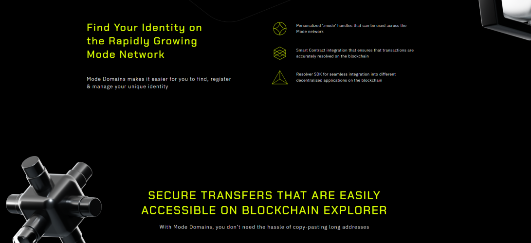 Mode Domain: Simplifying Web3 Identity screenshot 1