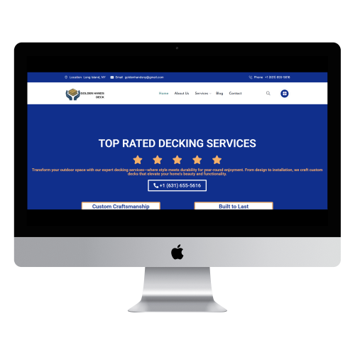 Golden Hands Deck Website screenshot 3