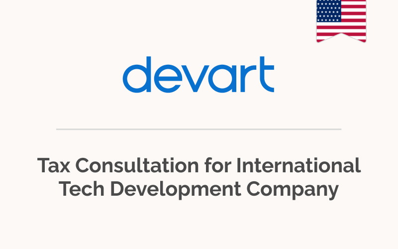 Tax Consultation for International Tech Development Company screenshot 1