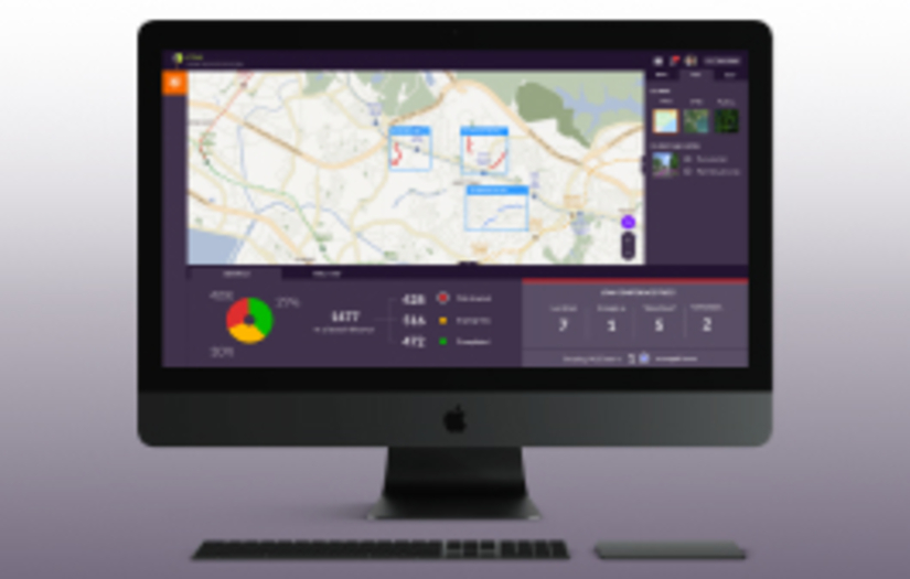 Tree detection system UX/UI screenshot 1