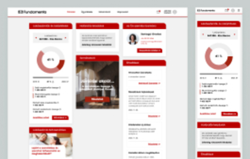 Fundamenta client portal dashboard screenshot 1